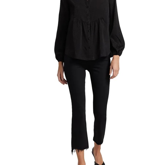 Lilly Pulitzer NWT Hensley Leopard Jacquard Top Onyx $128 Size XXS - Picture 4 of 11